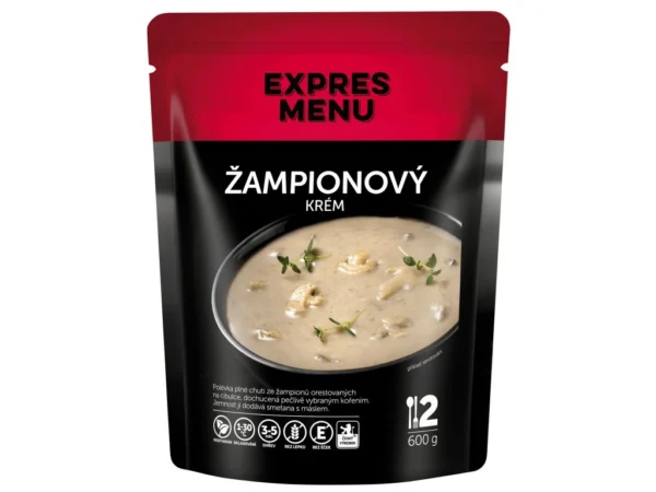 Žampionový krém EXPRES MENU 2 porce