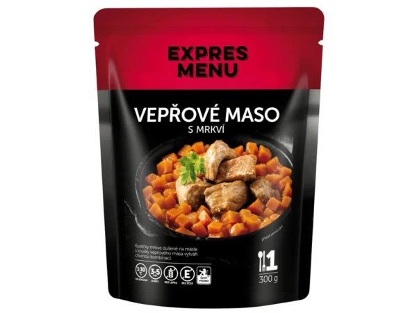 Vepřové maso s mrkví EXPRES MENU 1 porce