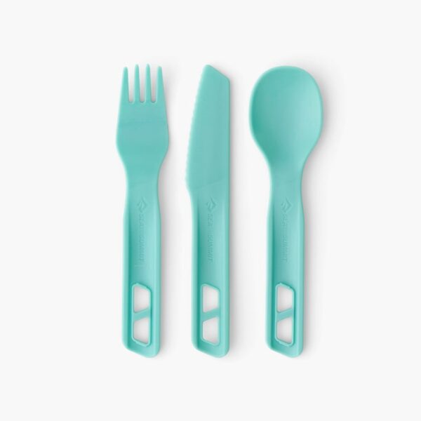 Sada příborů SEATOSUMMIT Passage Cutlery Set 3 ks modrá