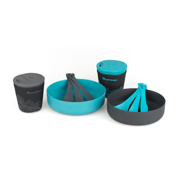 Sada pro dva SEATOSUMMIT Deltalight campset 2.2 šedomodrá