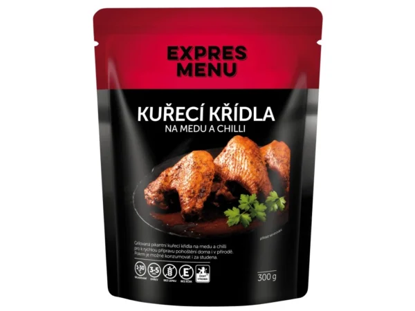 Kuřecí křídla na medu a chilli EXPRES MENU 300g