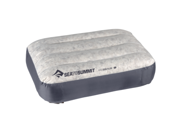 Polštář SEATOSUMMIT Aeros Down Pillow Regular 34x24x12 cm šedá