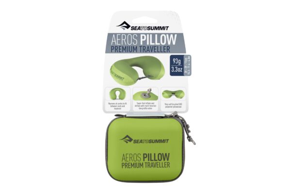 SEATOSUMMIT Aeros Premium cestovní polštář limetkový - Image 4