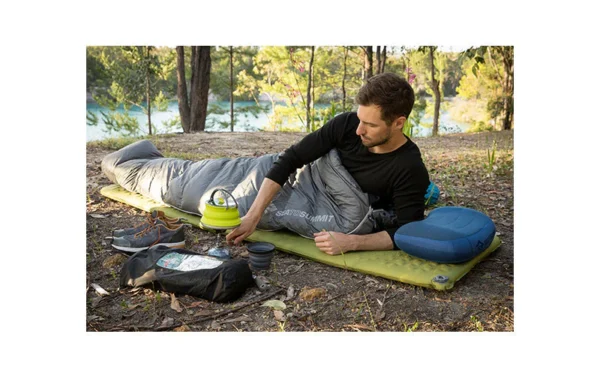 Karimatka SEATOSUMMIT Camp Mat self inflating Large zelená - Image 2