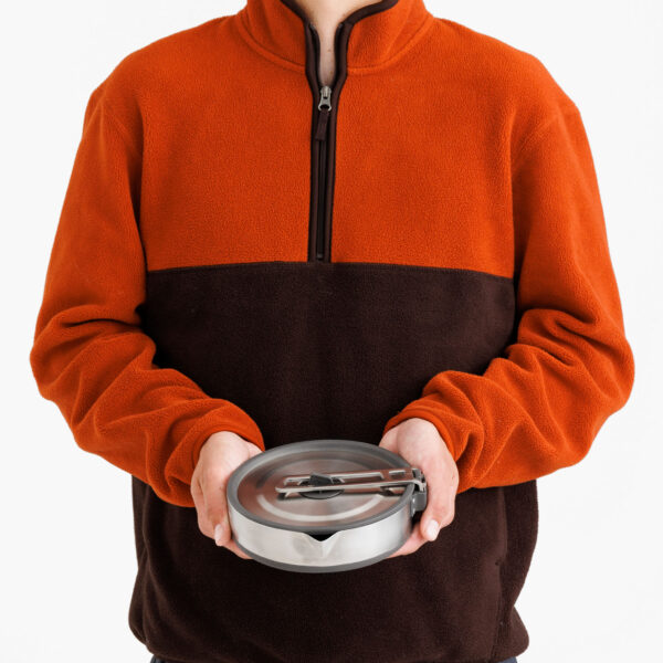 Skládací hrnec SEATOSUMMIT Detour Stainless Steel Collapsible Pouring Pot 1.8l černá - Image 4