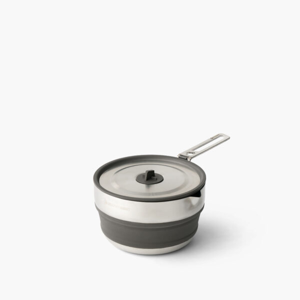 Skládací hrnec SEATOSUMMIT Detour Stainless Steel Collapsible Pouring Pot 1.8l černá - Image 5