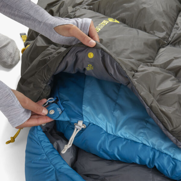 Přikrývka SEATOSUMMIT Ember -1C Down Quilt Regular beluga black - Image 4