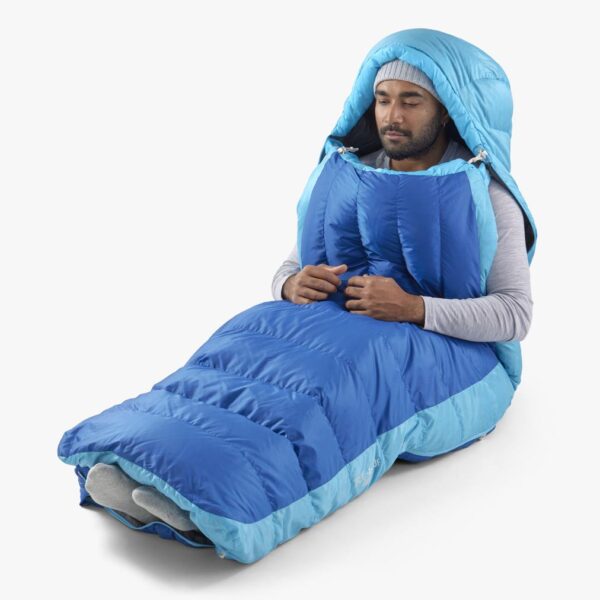 Spací pytel SEATOSUMMIT Trek -1C Down Sleeping Bag Regular blue - Image 2