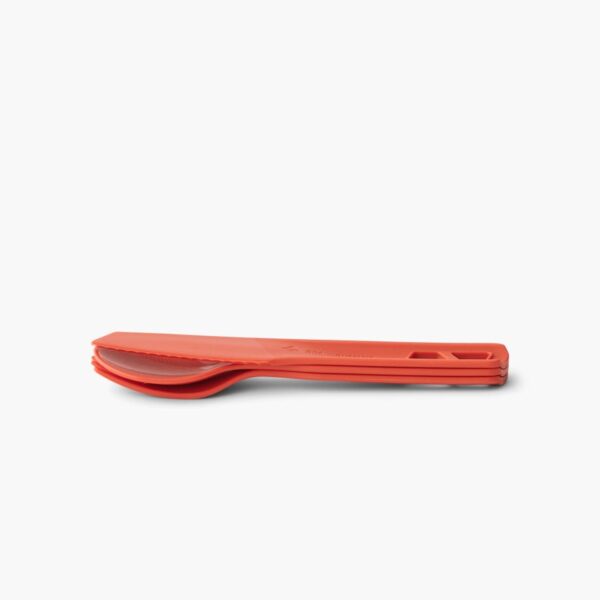 Sada příborů SEATOSUMMIT Passage Cutlery Set 3 ks oranžová - Image 2