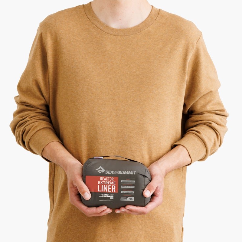 Vložka do spacího pytle SEATOSUMMIT Reactor Extreme sleeping bag liner Compact - Obrázek 5